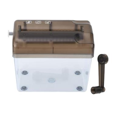 Imagem de Mini Triturador de Mão, Tira Manual Portátil Corte de Triturador Com Alça, Papelaria de Desktop de Escritório para, Contas, Recibos