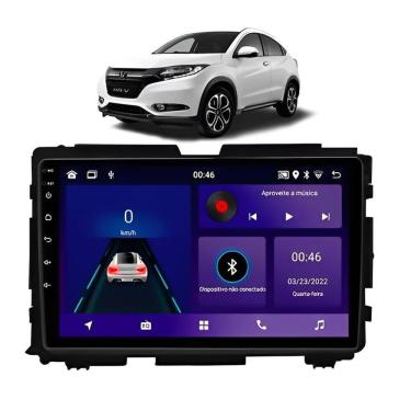 Imagem de Kit Multimídia HRV HR-V LX 2015 / 2018 9 Pol Android Carplay Gps 2/32GB - 915BR ROADSTAR