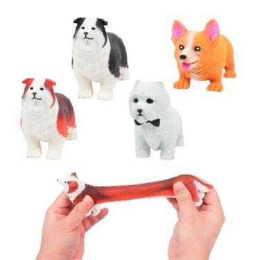 Imagem de Cachorro de Esticar e Amassar: Brinquedo Antiestresse Divertido para C