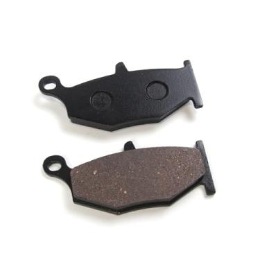 Imagem de 1 par de pastilhas de freio traseiras compatíveis com Suzuki GSR400 2006-2008, GSR600 2006-2010, DL1000 V-Strom ABS 2014-2015, peças de acessórios de reposição para motocicletas