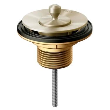 Imagem de Válvula de Saída D`água Universal Arte com Tampa de Metal Docol Níquel Escovado - 4863044