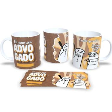 Imagem de Minha Profissão, Meu Orgulho Canecas Simbolos das Profissões Pack20 (Advogado)