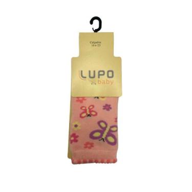 Imagem de Meia lupo antiderrapante cano curto ref:2041 menina, Rosa, Lilás, Amar