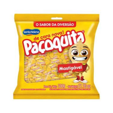 Imagem de Bala Mastigável Paçoquita Amendoim Santa Helena 500g