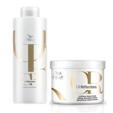 Imagem de Kit Shampoo 1L e Máscara 500ml Oil Reflections - Wella Professionals
