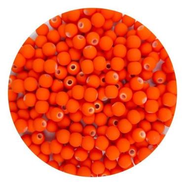 Imagem de Miçanga 200un Bola Emborrachada 6mm Artesanato Pulseira - DEZdeDEZ, La