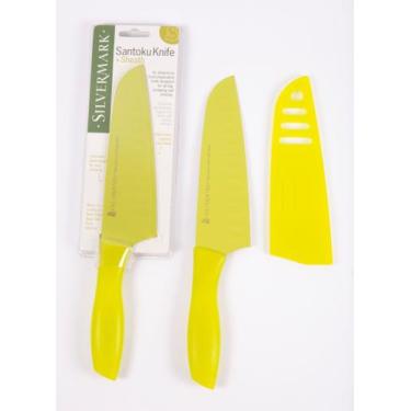 Imagem de Faca Verde Santoku  - Silvermark