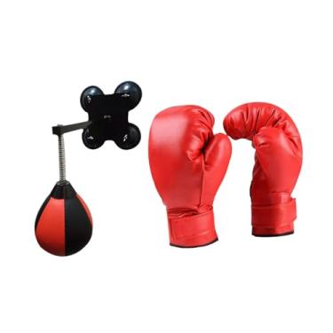 Imagem de menolana Bola de perfuração de boxe, bolsa de velocidade Speedball boxing Ball de reação para esportes Equipamento de treinamento de ginástica em casa Treino