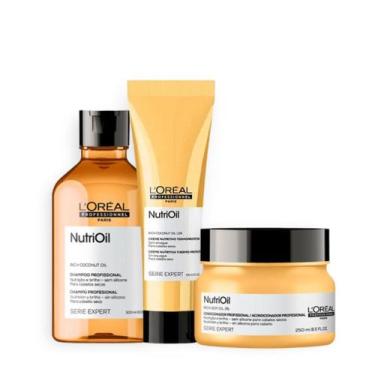 Imagem de Kit NutriOil Sh 300ml + Masc 250ml + Leave-in 150ml - Loreal Profissio