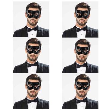 Imagem de Kit C/ 06 Máscaras Don Juan 50 Tons de Cinza Baile Festas - CM Present