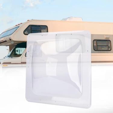 Imagem de RVGUARD Cúpula externa de substituição de claraboia para trailers e motorhomes, dimensão externa: 45,7 cm x 45,7 cm, dimensão da cúpula: 35,5 x 35,5 x 10,2 cm, impermeável, resistente a UV, fácil