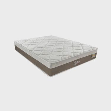 Imagem de Colchão Casal Montreal Orion Molas Ensacadas Linha 28X 188X 138 cm Branco/Tabaco
