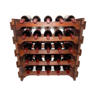 Imagem de Adega Vinho Madeira 25 Garrafas Imbuia C05