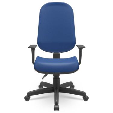 Imagem de Cadeira Office Operativa Plus Presidente Azul 93cm - 62725