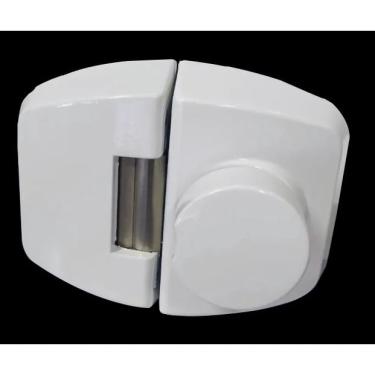 Imagem de Fechadura Elétrica Dovale p/ Porta de Vidro D12 Branca - 45011