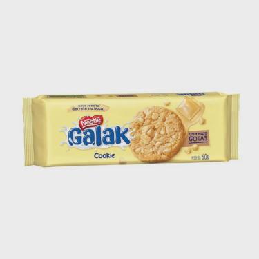 Imagem de Cookies nestlé galak gotas de chocolate branco 60G