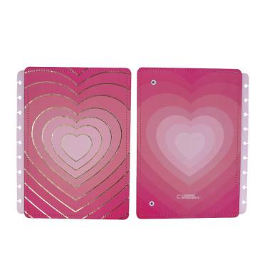 Imagem de Capa E Contracapa Caderno Inteligente Médio Golden Love