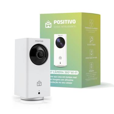 Imagem de Smart Câmera 360º Wi-Fi Positivo Casa Inteligente 1080P com Detecção de Movimentos Compatível com Google Assistente - Bivolt