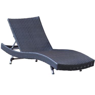 Imagem de Espreguiçadeira Bona Em Alumínio Jardim Trama Tabaco