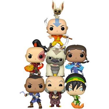 Imagem de FUNKO Avatar Last Airbender Conjunto de bonecos Pop de 9,5 cm - Katara - Aang - Iroh - Sokka - Zuko - Toph & Appa