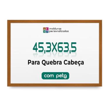 Imagem de Moldura 45,3x63,5 para Quebra Cabeça Grow Puzzle com Proteção Petg (Caramelo)