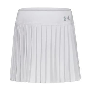 Imagem de Under Armour Saia curta feminina, Saia plissada, branca, 6X