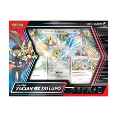Imagem de Box Pokémon Zacian Ex Do Lupo Cards Cartas Cards Boosters - COPAG