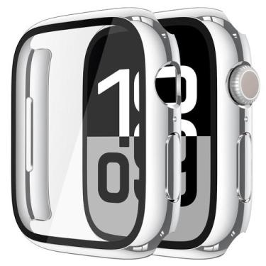 Imagem de Capa Misxi de vidro temperado compatível com Apple Watch S10 46 mm