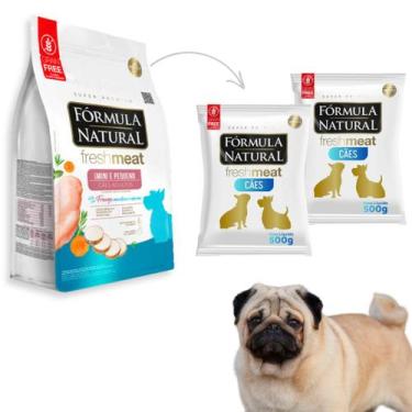 Imagem de Fórmula Natural Kit Com 2 Pacotes 500g Fresh Meat Ração Para Cães Mini