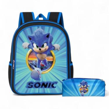 Imagem de Mochila Infantil Escolar Bolsa Masculina Criança Menino Reforçado + Es