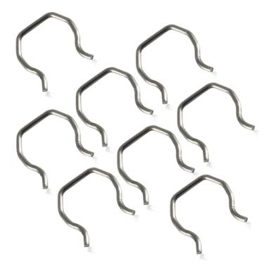 Imagem de KPALAG 8 peças de clipes de conector de injetor de combustível, clipes de retenção de plugue compatíveis com Ford 6.0L Powerstroke Diesel 2003 2004 2005 2006 2007 2008 2009 2010 Substituição #:W301222