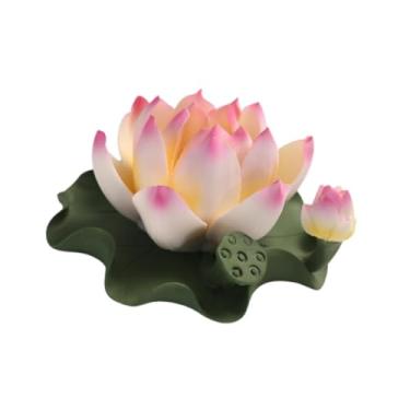 Imagem de IEUDNS Incense queimador de queimador de flores incenso queimador de bastão, tabela central peças de decoração de casa portador de cerâmica para o bastão, Rosa Amarelo