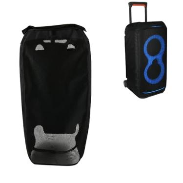 Imagem de Capa protetora de malha para JBL Partybox Stage 320, capa protetora portátil para alto-falante de festa, estojo à prova de arranhões, bolsa de viagem, preta