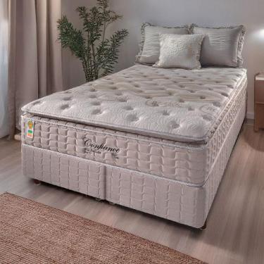 Imagem de Cama Box Queen Confiance Molas Ensacadas Individualmente e Pillow Top 
