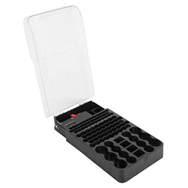 Imagem de Contêiner Organizador de Caixa de Armazenamento de Bateria Com Testador para Várias Baterias