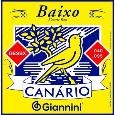 Imagem de Encordoamento Para Contrabaixo 4 Cordas .040 Giannini Gesbx G