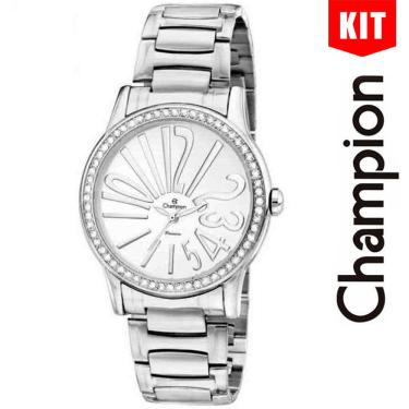Imagem de Relógio Champion Feminino Analógico Social Prata Ch25936d