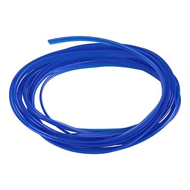 Imagem de X AUTOHAUX Protetor de vedação de borda de porta com lacuna de acabamento interior de carro azul escuro 5 m