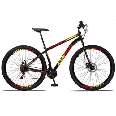 Imagem de Bicicleta Aro 29 Aço Carbono 21v Cripto Freios A Disco Garfo, 17", Pre