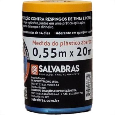 Imagem de Mascaramento Para Pintura Salvabras Salva Pintura 20M X 0,55M P00080