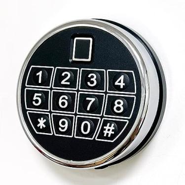 Imagem de Yosec Trava segura para arma de impressão digital, substituição de bloqueio de teclado eletrônico biométrico, com impressão digital de alta segurança, modo de abertura dupla (código + impressão