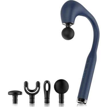 Imagem de Massageador Corporal com 4 Cabeças, Alça Estendida 120°, para Pescoço, Costas, Ombros e Pernas