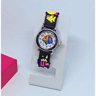 Imagem de Relógio Infantil Analógico Quartzo Pulseira silicone ajustável Esporte Desenho Animados 3D para Crianças Meninas Bebês