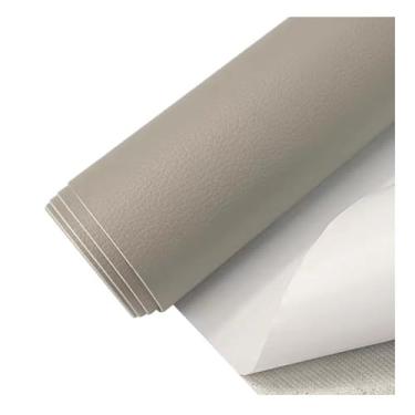 Imagem de Couro autoadesivo Remendo Autoadesivo Para Reparo De Couro, Kit De Reparo De Sofá De Couro, Tecido De Couro Vinílico À Prova D'água Para Reparo De Móveis(Light gray)