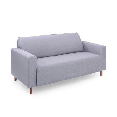 Imagem de Sofá 3 Lugares Herval Elos, Linho Cinza, 178 cm