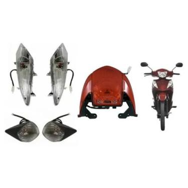 Imagem de Kit Piscas Sinalizadores E Lanterna Shineray Jet 50cc - Trilha