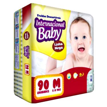 Imagem de Fralda Inf Internacional Baby Mega M C/90