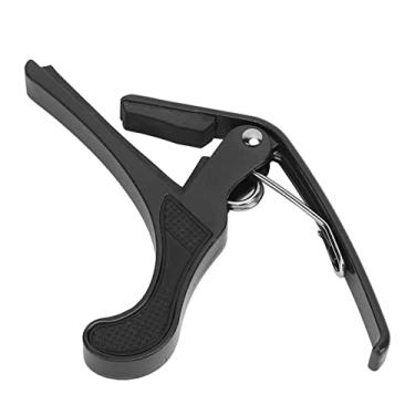 Imagem de Drfeify Guitar Capo Alloy Lançamento Rápido para o Bandolim de Banjo de Guitarra Elétrica Com Picaretas de Guitarra 2pcs, Presente Perfeito para Guitarristas e Iniciantes (Preto)
