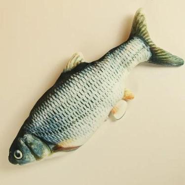 Imagem de Snel Pets Animal: Arranhador Peixe Elétrico para Gato AZUL, único, úni