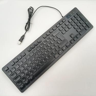 Imagem de Teclado De Escritório De 104 Teclas, Teclado Alemão/Francês/Espanhol/Italiano/árabe/Sueco/Russo/Português, Porta Usb, Ultra Fino E Silencioso, Bem Layout De Teclas, Black, IT